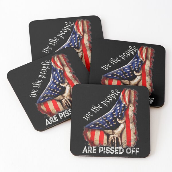 Item preview, We the People Are Pissed Off Vintage US America Flag designed and sold by gregorylbond.