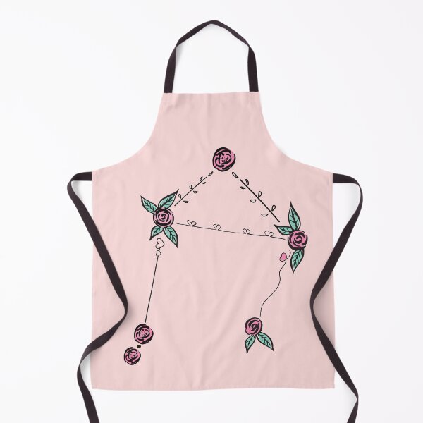 Item preview, Libra Zodiac Sign Constellation Roses and Hearts Doodle designed and sold by EndlessDoodles.