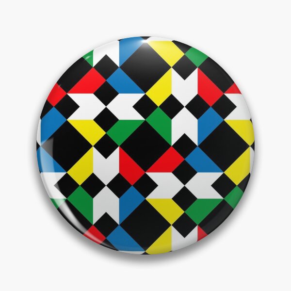 Item preview, Colorful pattern design art bauhaus  designed and sold by trendartdesign.