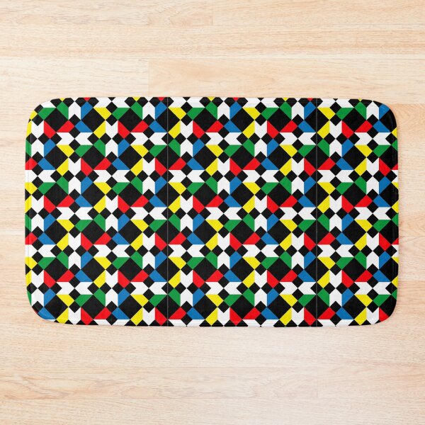 Item preview, Colorful pattern design art bauhaus  designed and sold by trendartdesign.