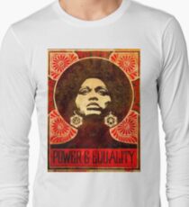 Angela Davis poster 1971 Long Sleeve T-Shirt