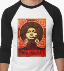 Angela Davis poster 1971 Baseball ¾ Sleeve T-Shirt