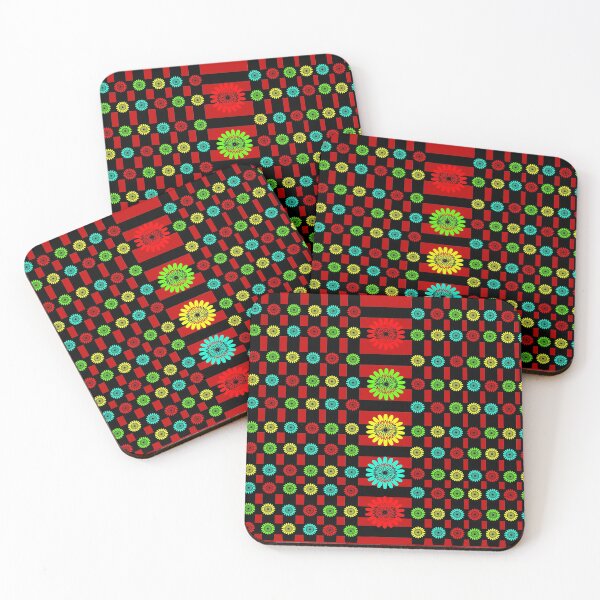 Item preview, Multicolored graphic flowers designed and sold by Astralia.