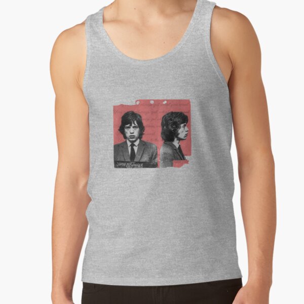 Sleeveless sweatshirt  Grey w/ mick jagger print – Sisters