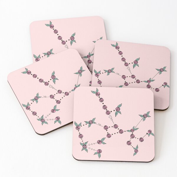 Item preview, Sagittarius Zodiac Sign Constellation Roses and Hearts Doodle designed and sold by EndlessDoodles.