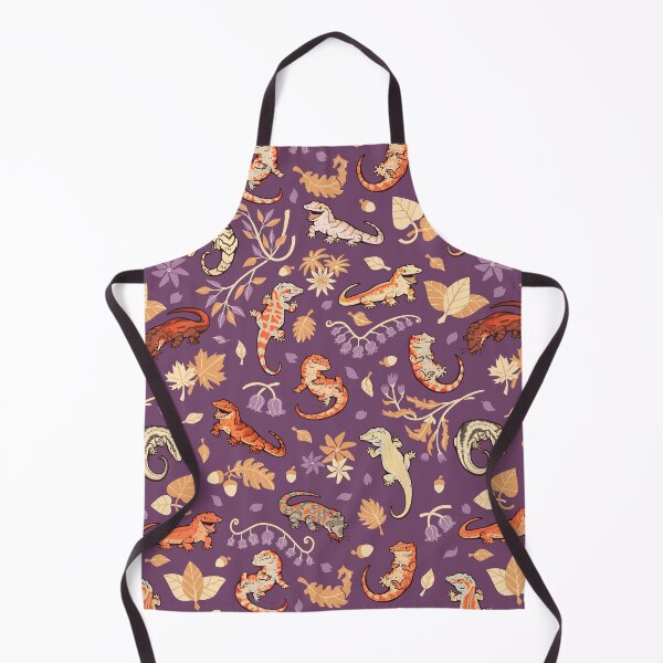 Item preview, Autumn geckos in purple designed and sold by Colordrilos.