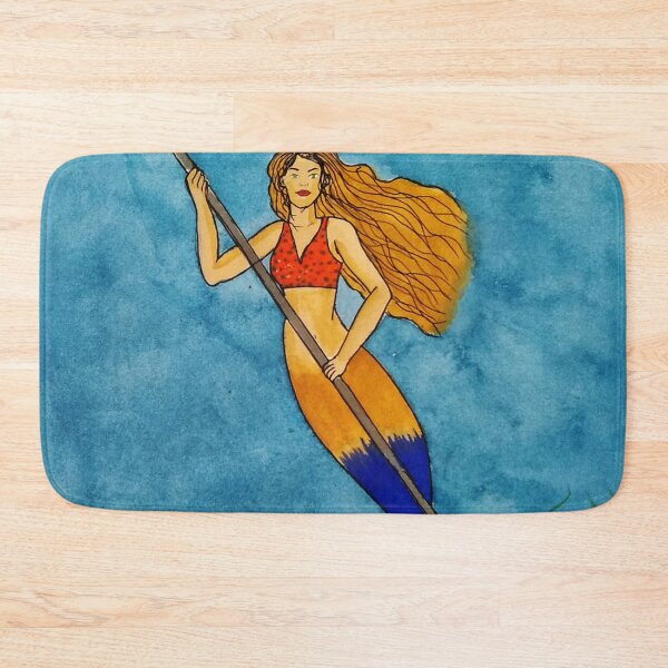 Item preview, Pateriotic Mermaid designed and sold by LataArtStudio.