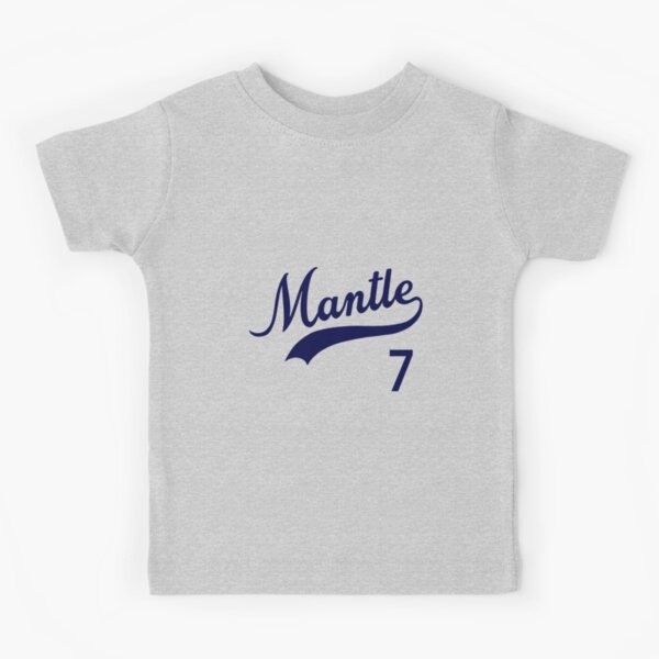 Mickey Mantle T-ShirtMickey Mantle 7, Yankees T-Shirt_by FanSwagUnltd_ |  Kids T-Shirt