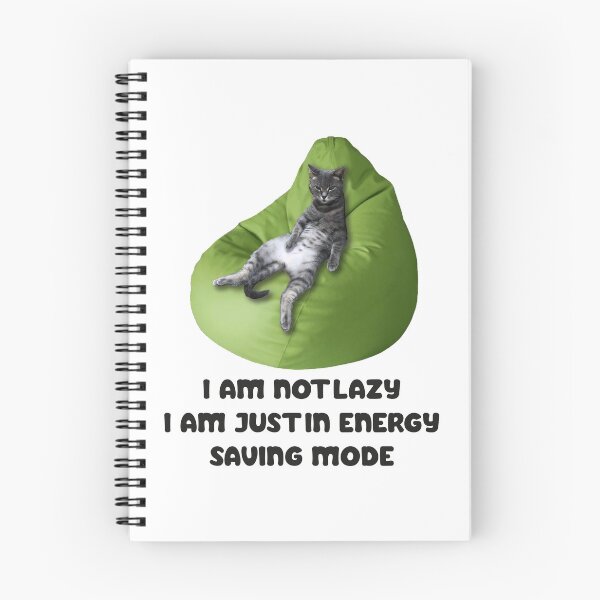 Item preview, Funny Lazy Cat on a Bean Bag Chair designed and sold by Heaven-Earth.