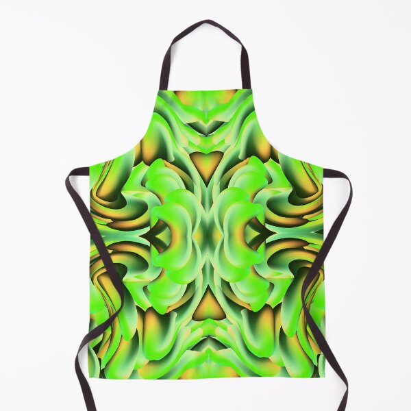 Item preview, Green yellow black seamless pattern designed and sold by seelya83.