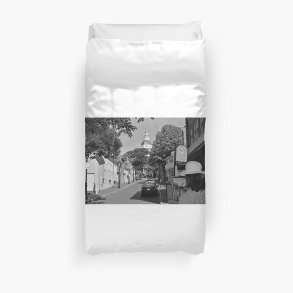 Painting the Street, MD Capital Duvet Cover