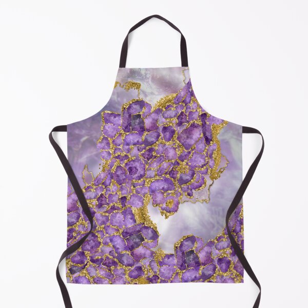 Item preview, Amethyst and Gold - Abstract Crystal Cluster designed and sold by k9printart.