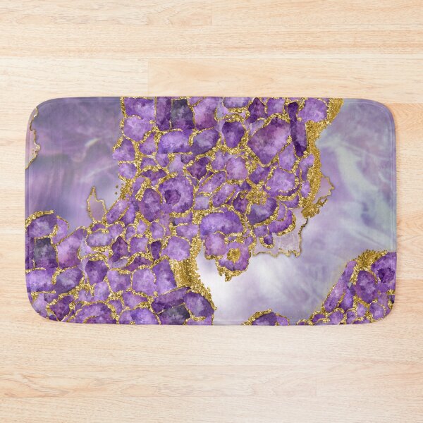 Item preview, Amethyst and Gold - Abstract Crystal Cluster designed and sold by k9printart.