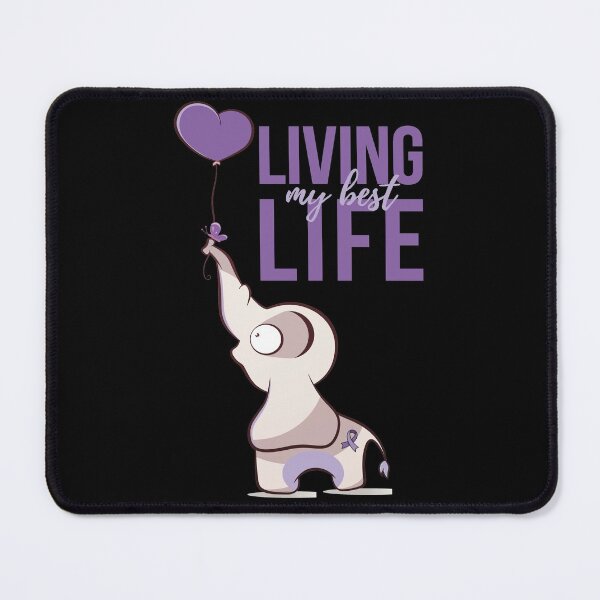 Item preview, Cute Epilepsy Awareness Design Elephants Living Best Life designed and sold by TammiPrez.