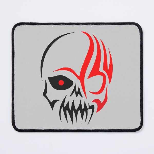 Item preview, Red eye skull (Black & Red) designed and sold by PeterMun1007.
