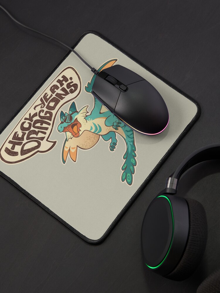 Alternate view of Heck yeah boy Mouse Pad