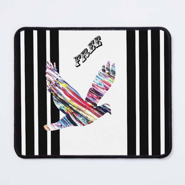 Item preview, Free bird white multicolor painting designed and sold by Astralia.