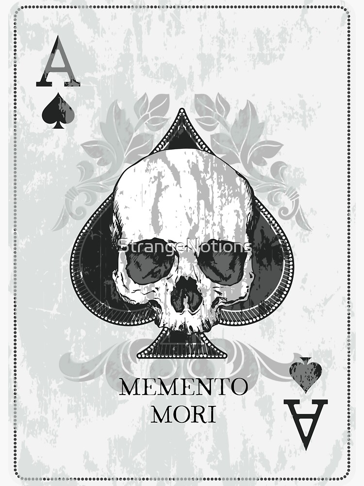 T-shirt Homme As De Pique - Imprimé Carte à Jouer - Noir, Manches Courtes - Tissu Doux En Polyester