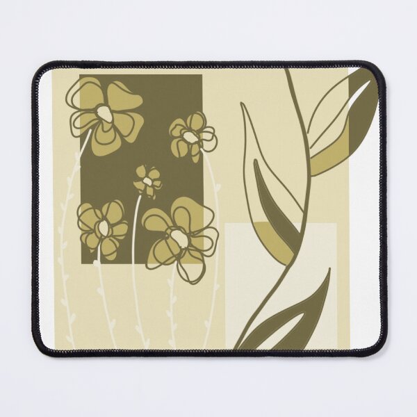 Item preview, Modern neutral florals designed and sold by brkratochvil.