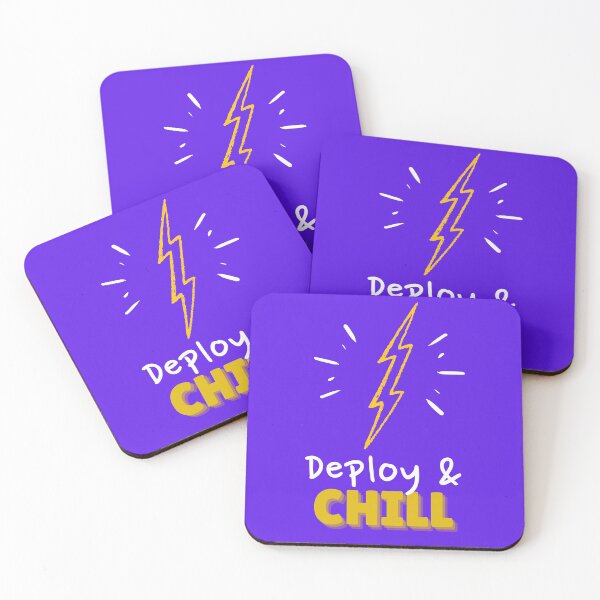 Item preview, Deploy and Chill Programmers and DevOps daily routine blue designed and sold by IrinchiDE.