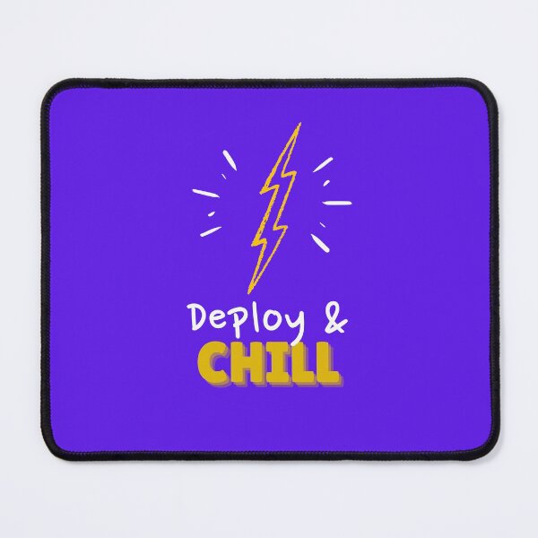 Item preview, Deploy and Chill Programmers and DevOps daily routine blue designed and sold by IrinchiDE.