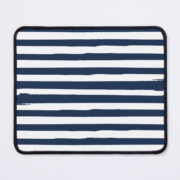 Item preview, White and Navy Blue Stripes designed and sold by kapotka.
