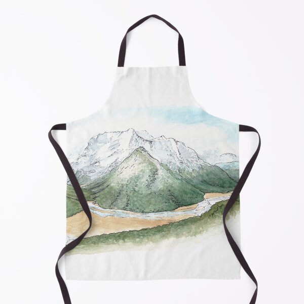 Item preview, Routeburn Flats - Routeburn Track Watercolour designed and sold by Tom Napper Design.