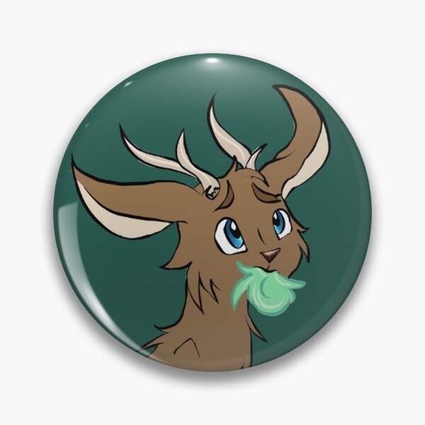 Item preview, Cottontail Deer eating cabbage designed and sold by BerryShyKittens.