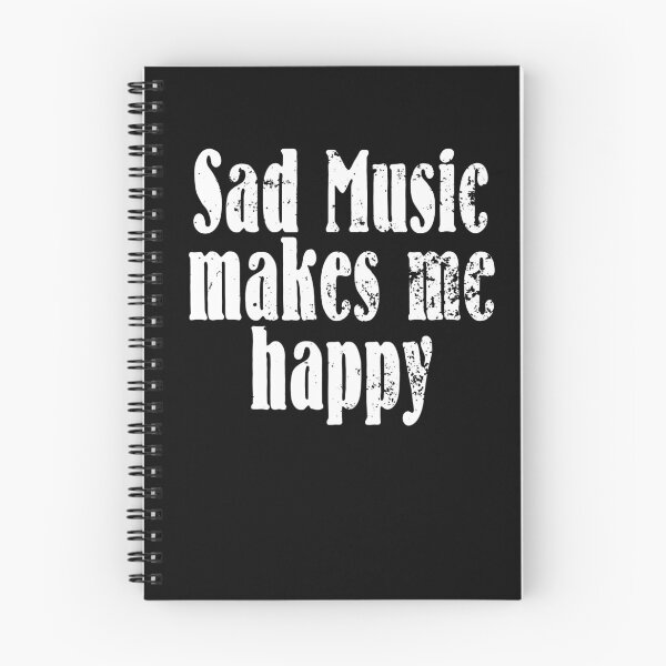 Item preview, sad music makes me happy designed and sold by blankshirt.