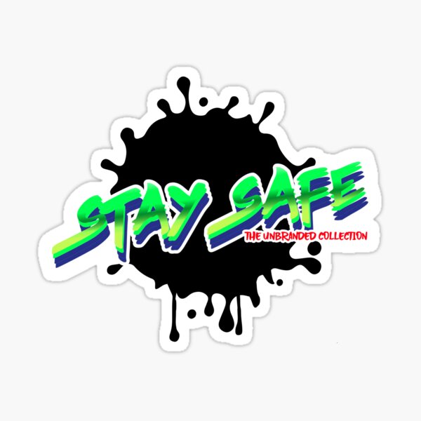 Item preview, Stay Safe Graffiti Writing designed and sold by DTEH.