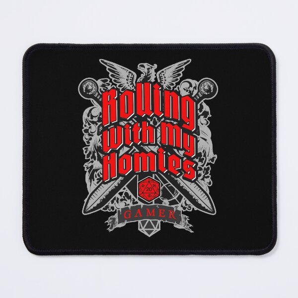Item preview, Rolling With My Homies RPG Gamer D20 Dice designed and sold by GrandeDuc.