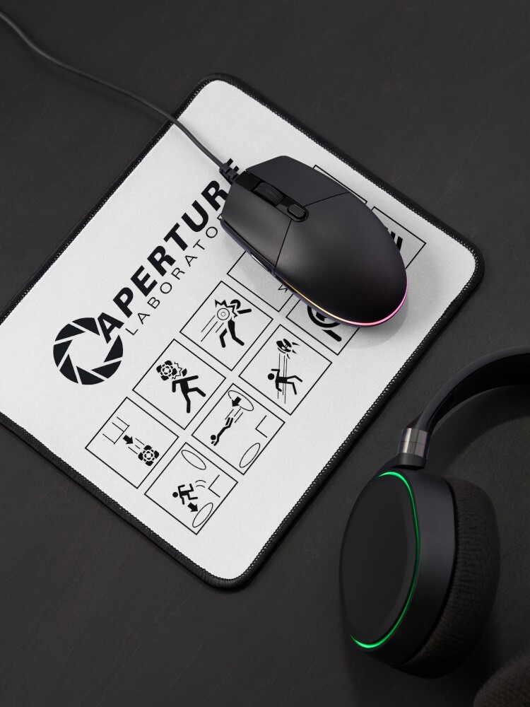 Alternate view of Test Chamber Icons Mouse Pad