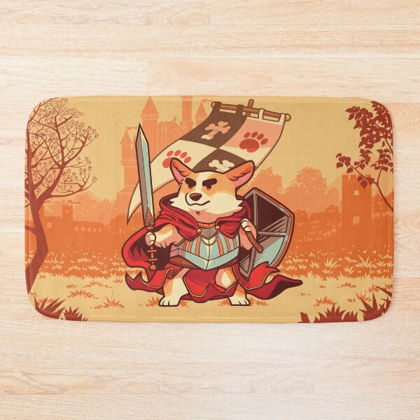 Vista previa del artículo con la obra «Caballero Corgi», diseñado y vendido por Colordrilos.