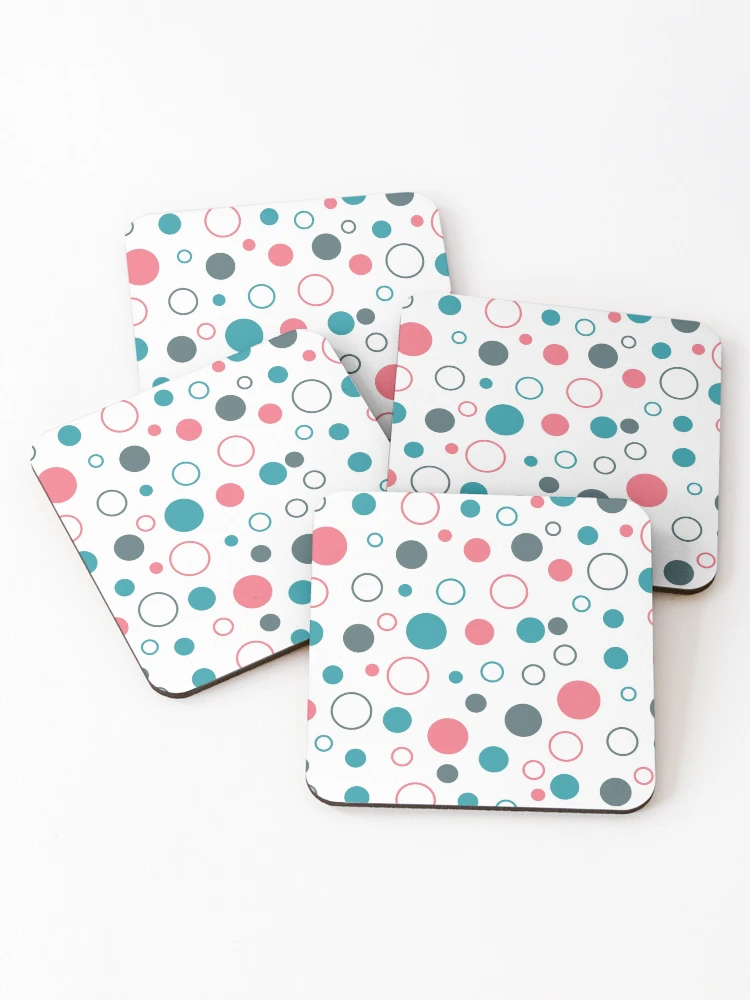 Thumbnail 1 of 5, Coasters (Set of 4), Circular Abstract Pattern designed and sold by Q3Designs.