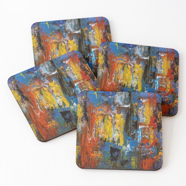 Item preview, Abtract painting acrylic expressionisum abtract canvas designed and sold by ReichbournArt.