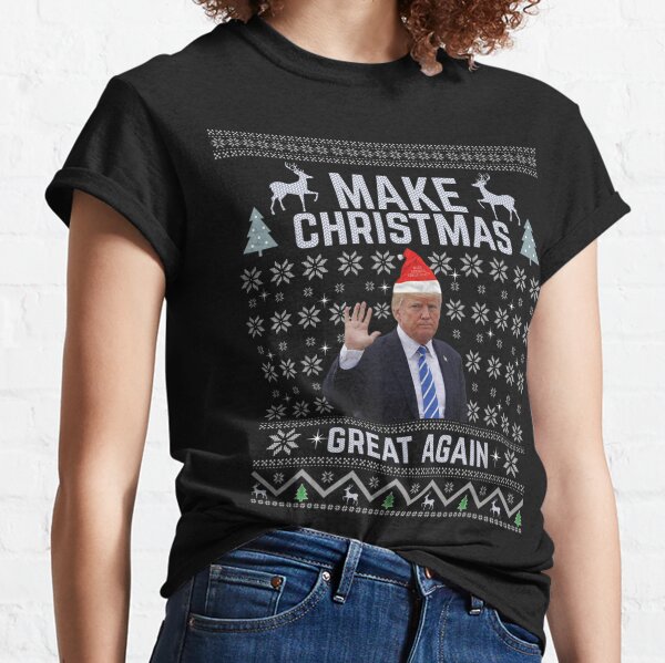 Make Christmas Great Again Trump 2024 Santa Classic T-Shirt