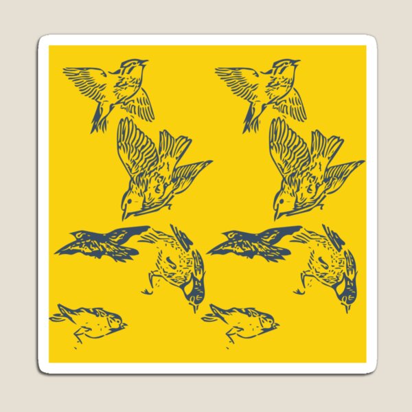 Item preview, Handmade Birds Flying Illustration designed and sold by pet-world.