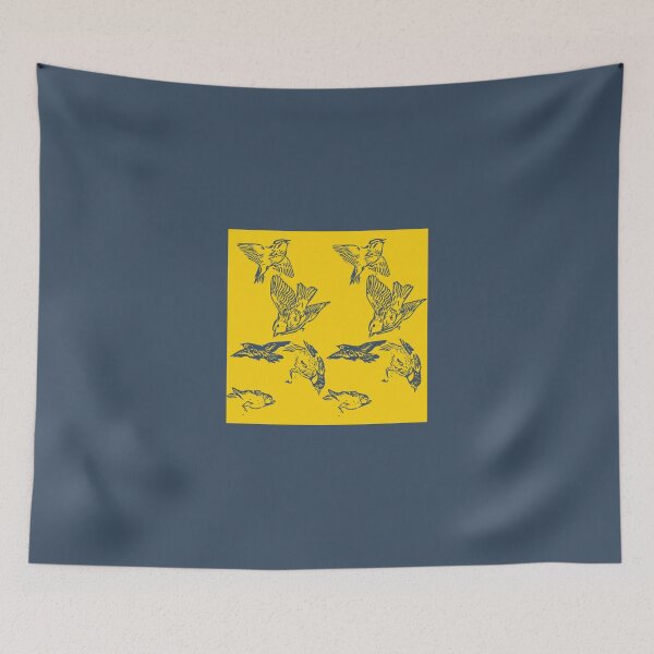 Item preview, Handmade Birds Flying Illustration designed and sold by pet-world.
