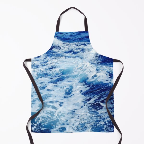 Item preview, Blue Ocean Summer Beach Waves Dark Blue Marble designed and sold by ReichbournArt.