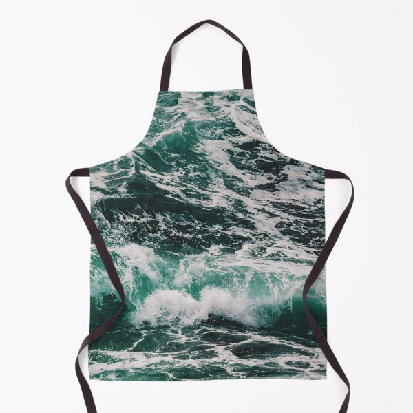 Item preview, Blue Ocean Summer Beach Waves Dark Green Marble designed and sold by ReichbournArt.