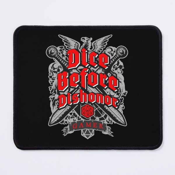 Item preview, Dice Before Dishonor RPG Gamer D20 designed and sold by GrandeDuc.