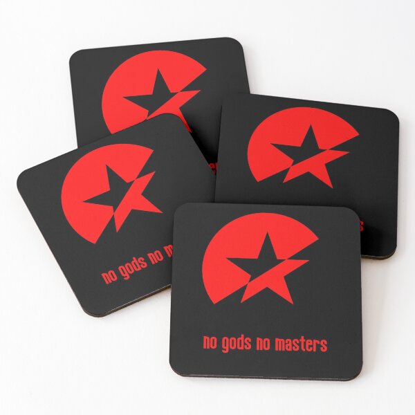 Item preview, No Gods No Masters Anarchist Star designed and sold by RevolutionInPaint.