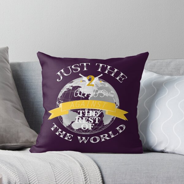 Item preview, Two Of Us Against The Rest Of The World (White+Yellow) designed and sold by KitsuneDesigns.