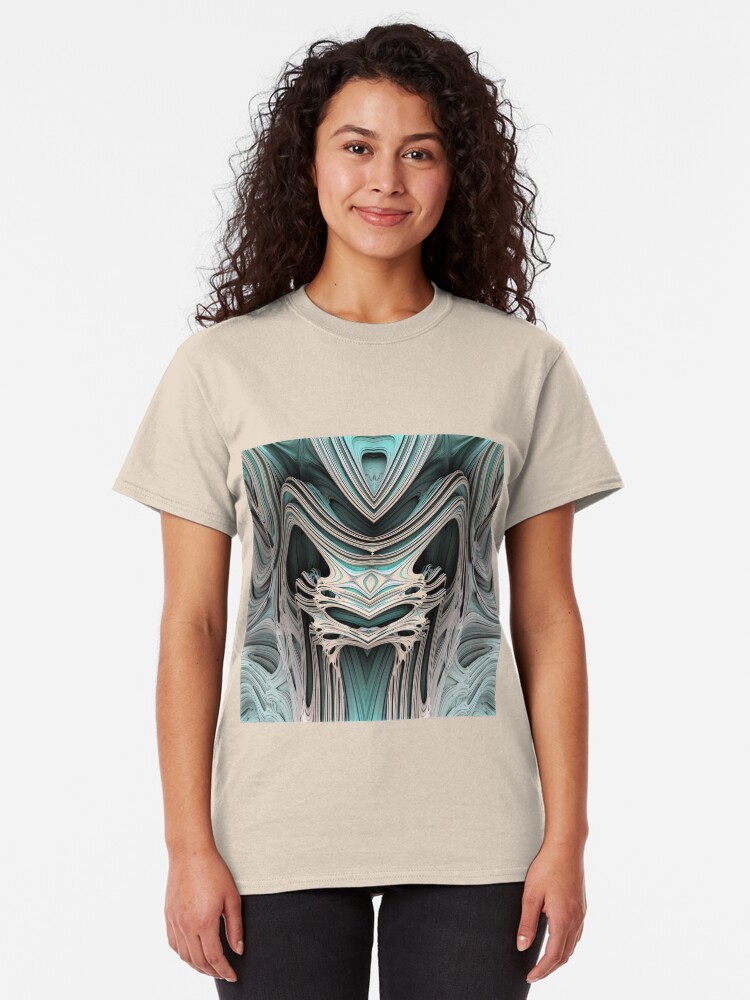 Alternate view of Cosmic creature #Fractal B Classic T-Shirt