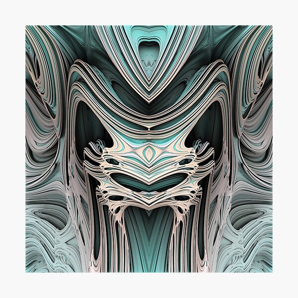 Cosmic creature #Fractal B Photographic Print