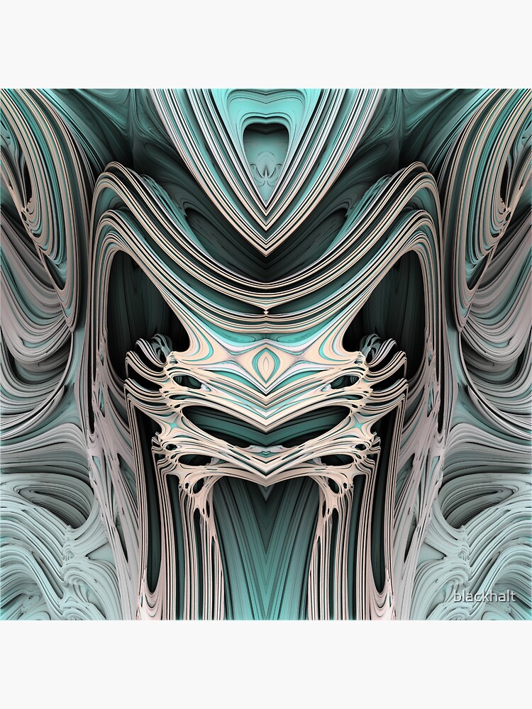 Cosmic creature #Fractal B by blackhalt