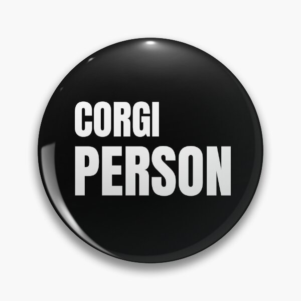 Item preview, Corgi Person -Text Design in White designed and sold by katiekendall.