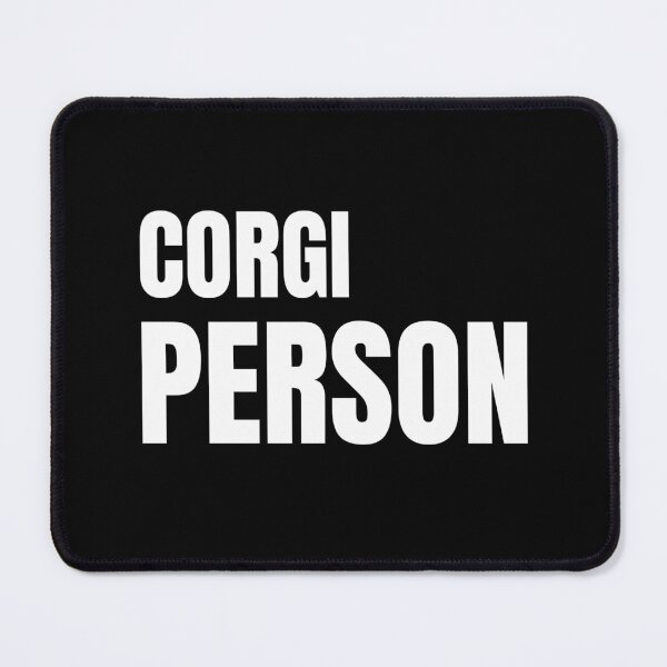 Item preview, Corgi Person -Text Design in White designed and sold by katiekendall.
