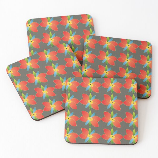 Item preview, Lovely Floral Patterns With Grey Background designed and sold by ClassyPatterns.