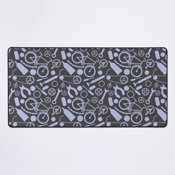 Item preview, Blue Bicycle tools on dark gray background designed and sold by shushunya13.